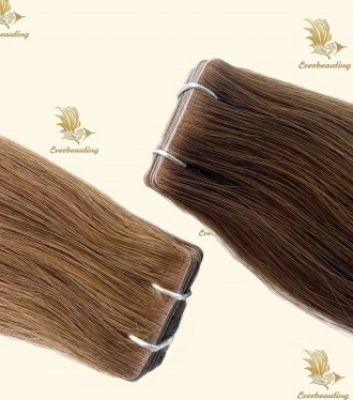 insisi tape in hair medium brown color
